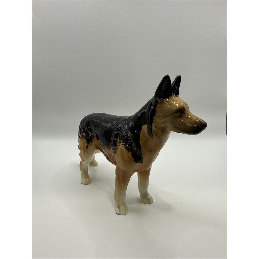 Vintage Beswick Alsatian Ulrica Dog Ceramic Figurine